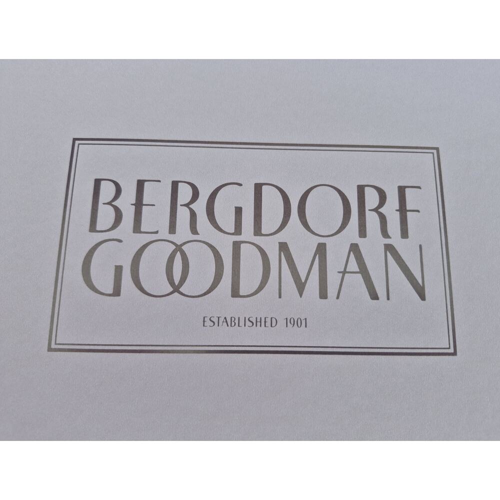 Authentic Bergdore Goodman Purple Giftbox 14 X 8.5 X 3.5